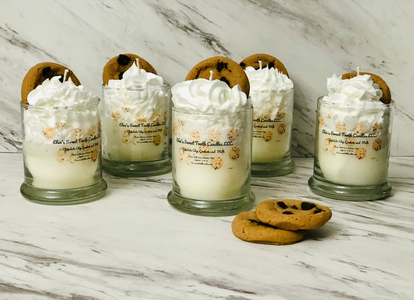 Milk and Chocolate Chip Cookie Candle/Best Seller