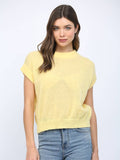 Short Sleeve Knit Sweater