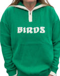 EAGLES Quarter Zip Sweater