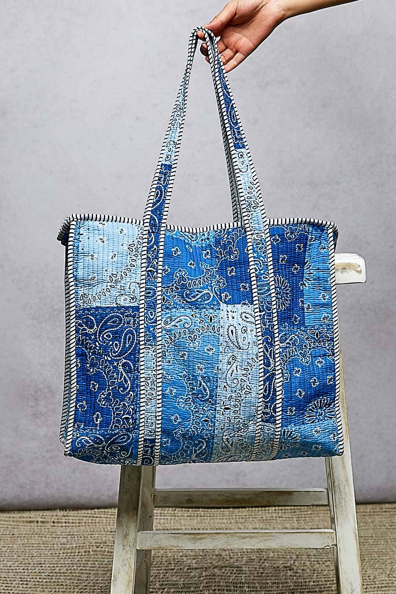 Quilted Bandana Tote