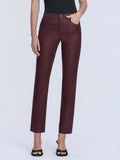 Slim Straight Wine Coated Jeans