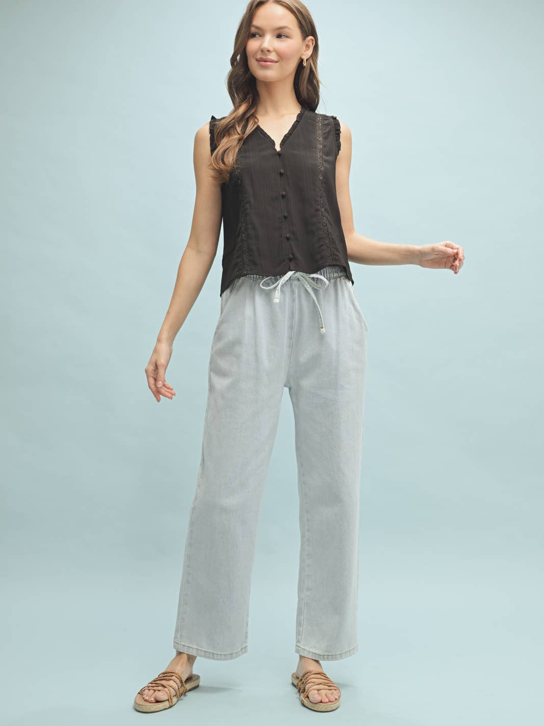 Lace Trim Top