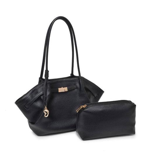 Monroe Satchel Bag In Black