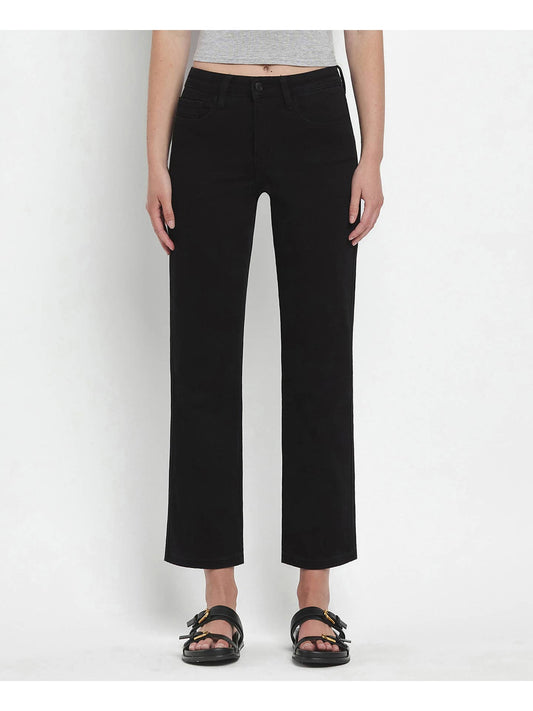 High Rise Ankle Straight