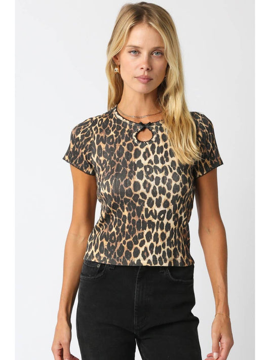 Penny Leopard Tee