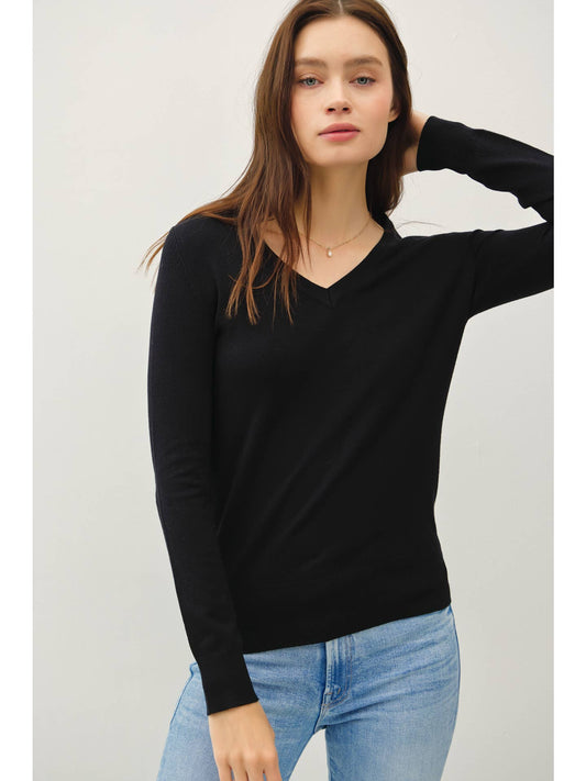 The Classic V-Neck Black