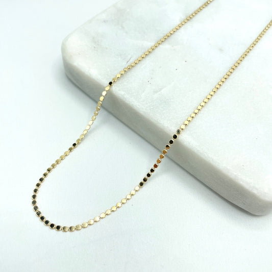 Dot Chain Necklace 1MM