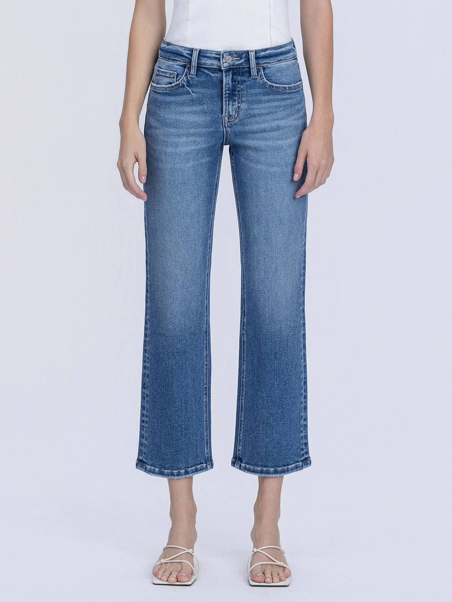 Melissa Mid Rise Comfort Stretch Straight