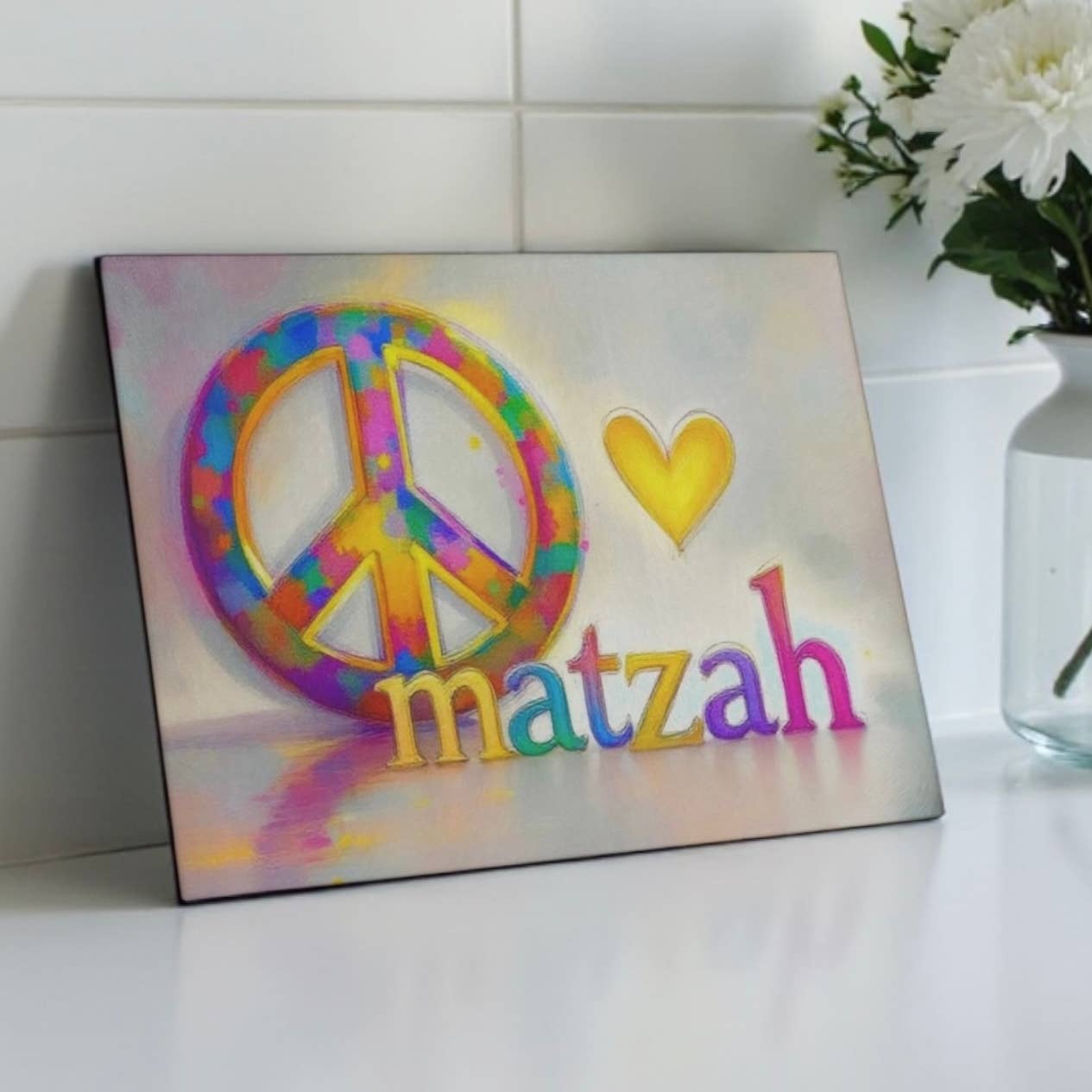 Peace Love Matzah Board/Charcuterie