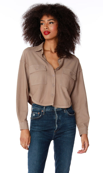 Twill Shirt Jacket