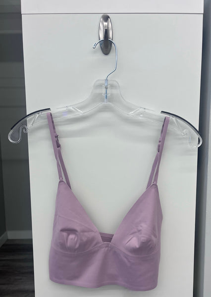 Seamless Triangle Bralette Dusty Lilac