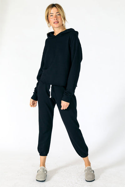 The Johnny Sweatpant True Black
