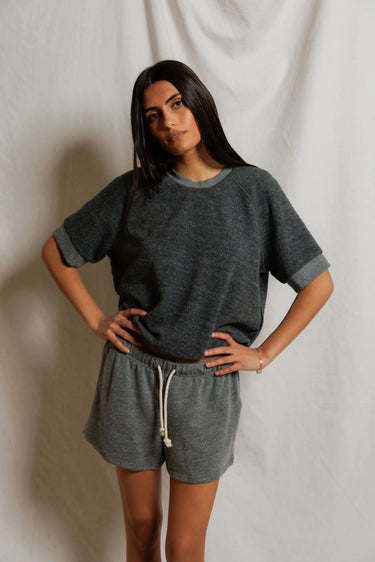 Perfect White Tee Kennedy Dark Heather Grey