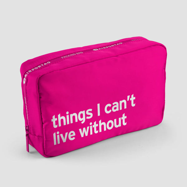 Things I Can't Live Without Bag