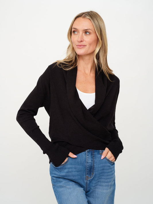 Ellie Cardigan Black