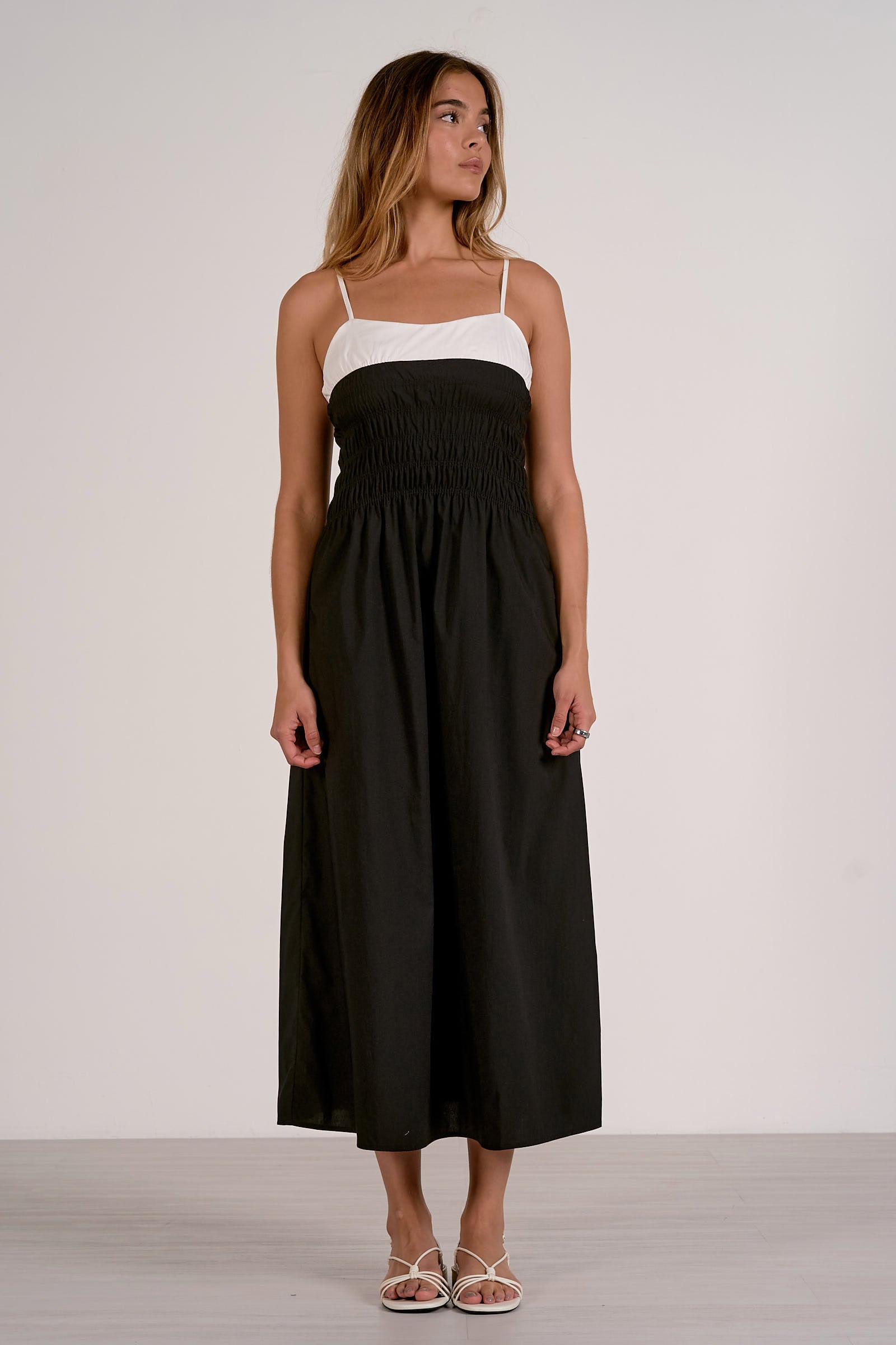 Colorblock Maxi Dress