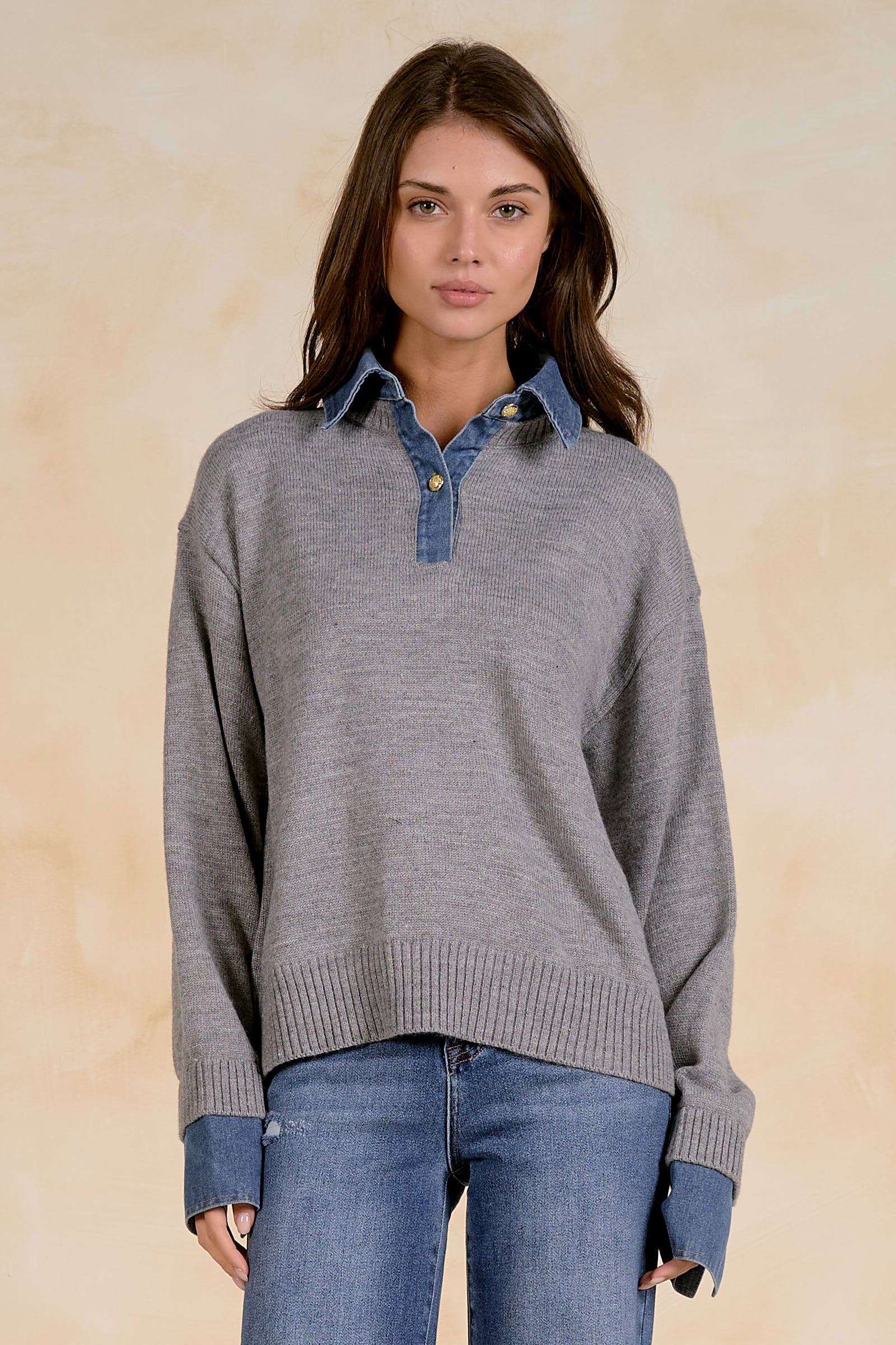 Mixed Media Sweater