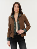 Clarissa Blazer Brown Bedford Check