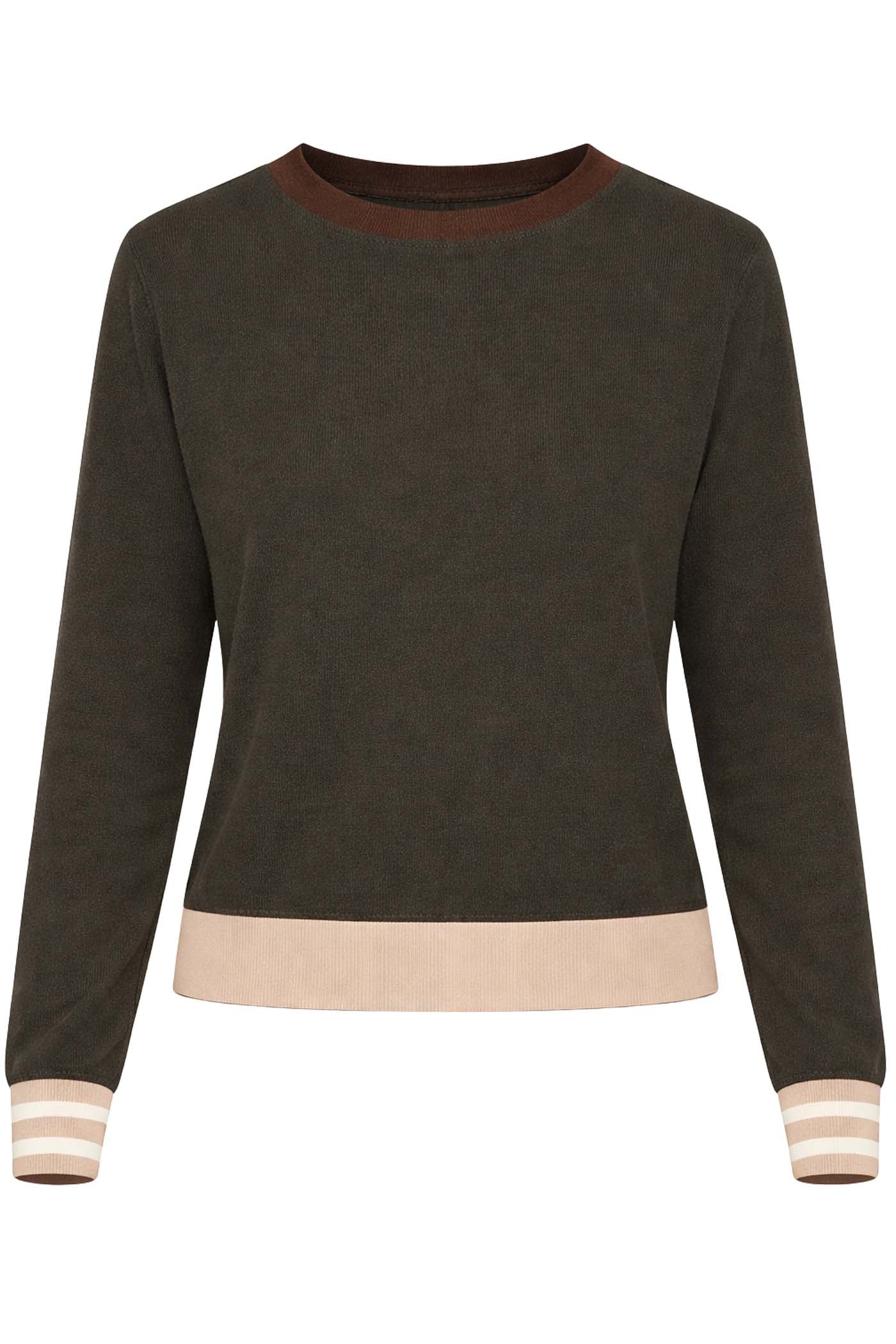 Delia Long Sleeve Ringer Top