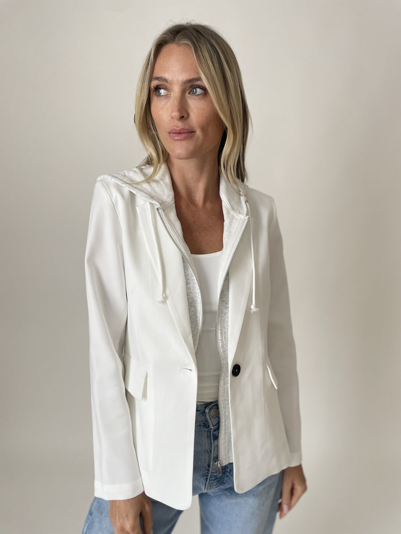 Drew Blazer Dove White