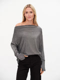 Anywhere Top Silver Lurex