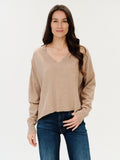 Geneva Frayed Trim Sweater
