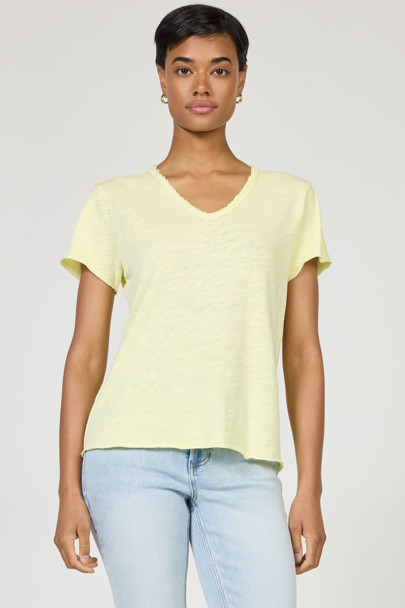 Vanya Slub Tee Wax Yellow