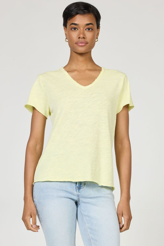 Vanya Slub Tee Wax Yellow