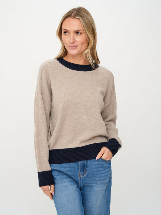 Dylan Crew Neck Latte