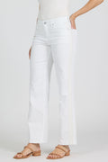 Taylor Braided White Jeans