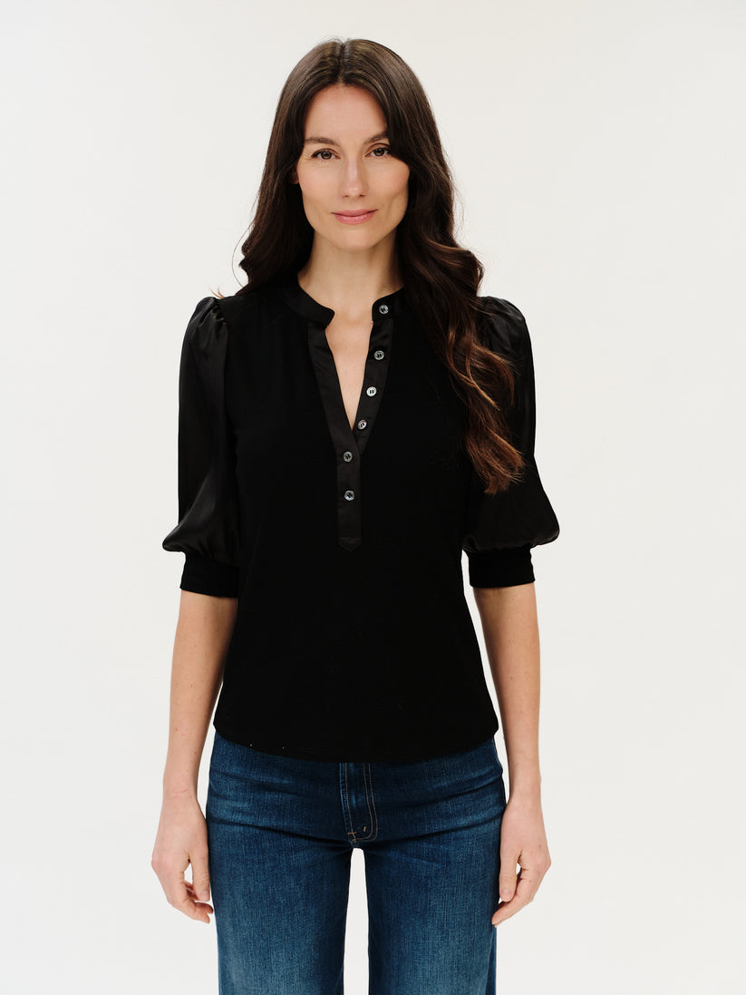 Grace Mixed Media Top