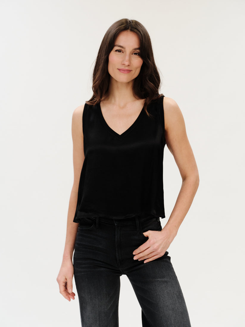 Rossa Satin Tank
