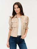 Christine Short Sleeve Flutter Jacket