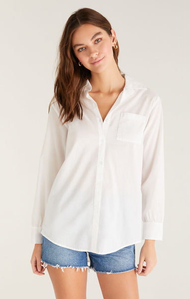 Poolside Shirt in White