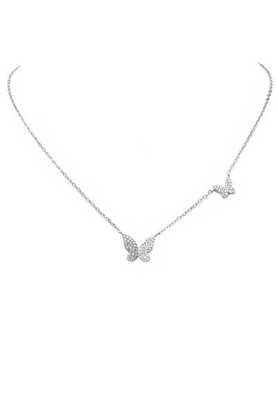 Double Butterfly Necklace