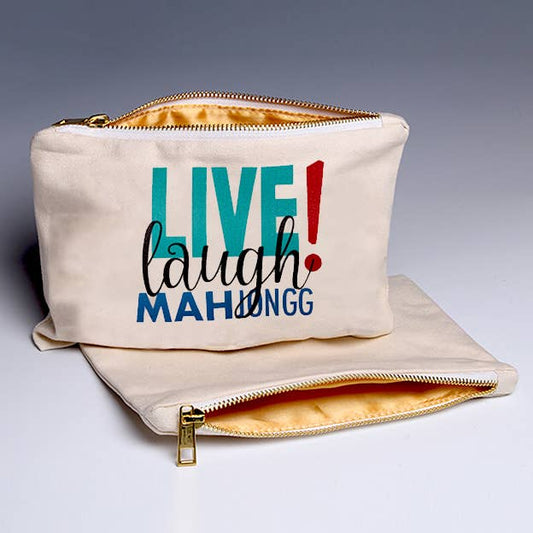 Live Laugh Mah Jongg Pouch - Large