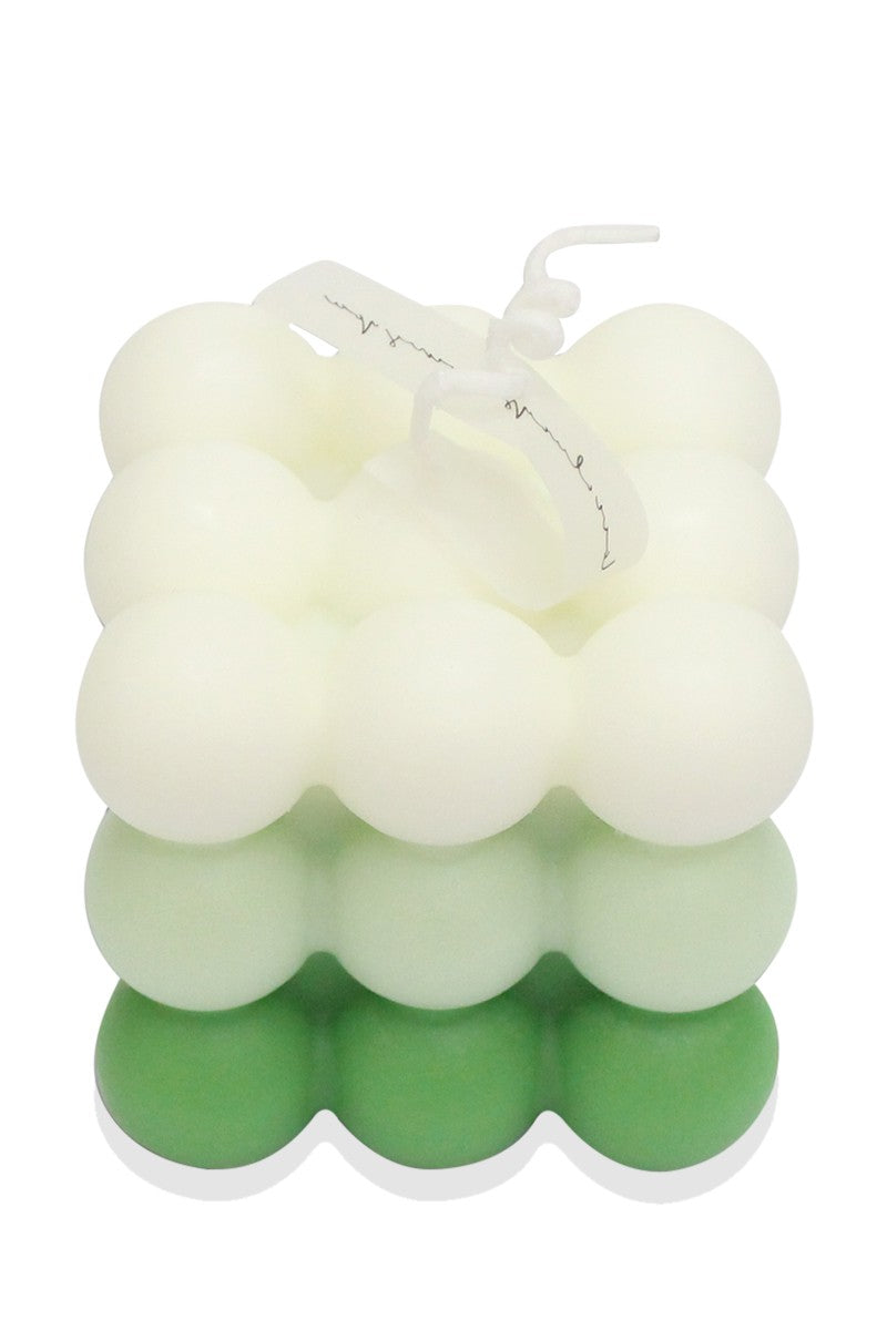 Bubble Candle Green