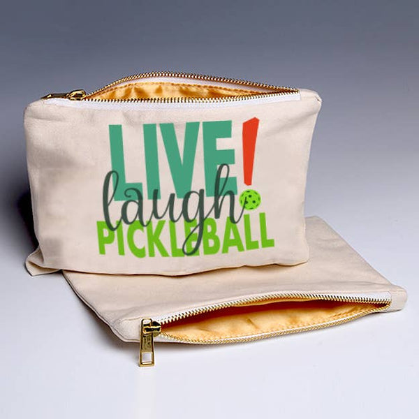 Live Laugh Pickleball Deluxe Pouch