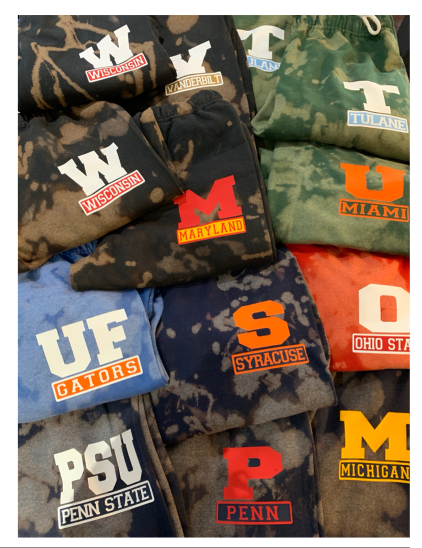 Varsity Bleached Out Shorts