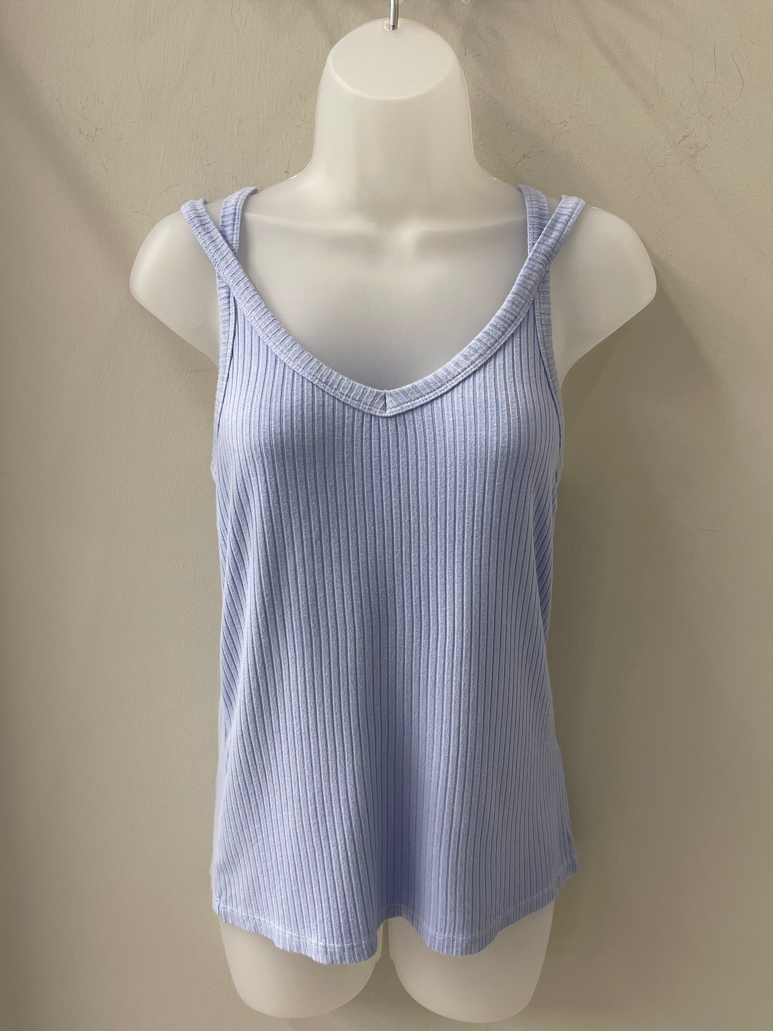Double Strap Tank - Light Blue