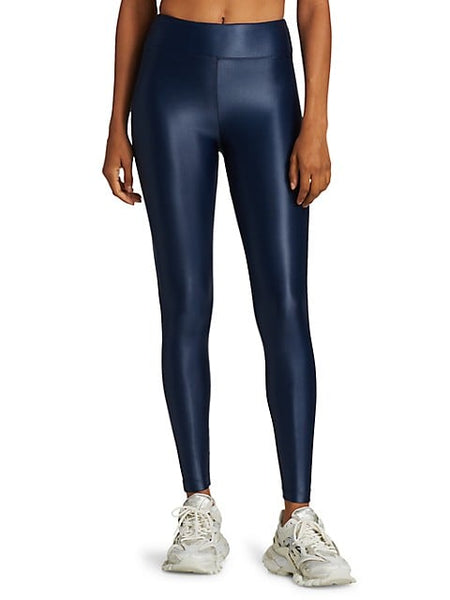Lustrous High Rise Legging Navy