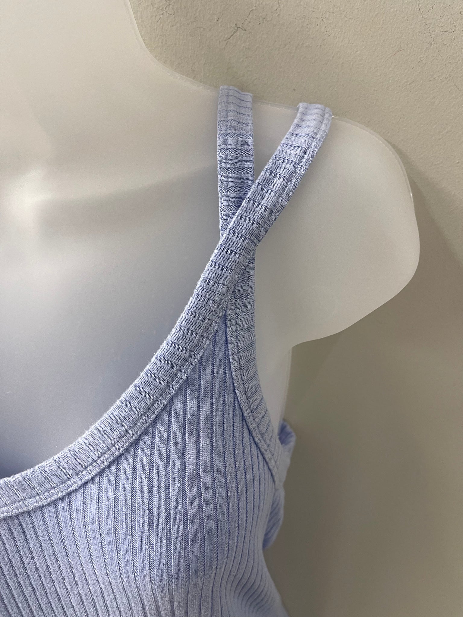 Double Strap Tank - Light Blue