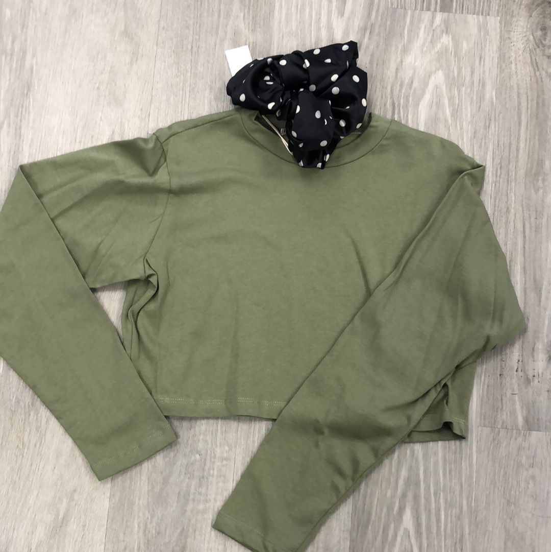 Not Your Basic Crew In Olive