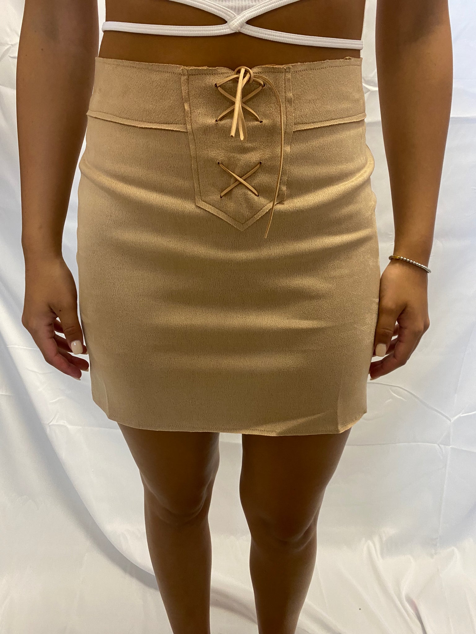 Willing And Able Suede Skirt
